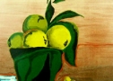 Cesto di limoni - Acrilico su tela - cm 70 x 50