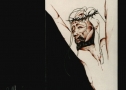 Passione - Sanguigna su cartoncino - cm 35 x 50