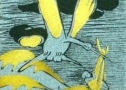 La cicogna - Xilografia - cm 15 x 10
