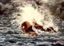 Mareggiata - Olio su tela - cm 50 x 70