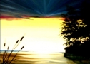 In controluce - Olio su tela - cm 50 x 50