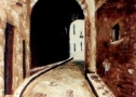 Arco tranese - Olio su tela - cm 70 x 50