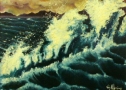 L'onda - Olio su tela - cm 50 x 60
