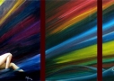 Astrarsi (trittico) - Olio su tela - cm 60x60 - 60x40 - 60x40