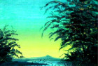 Tramonto sul lago